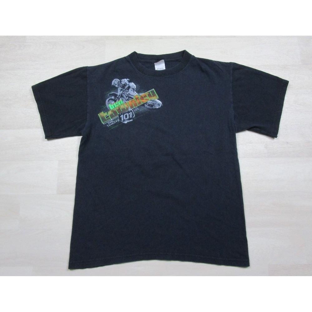 Y2K Ben Townley 101 Motocross T Shirt (M) Monster Energy Pro Circuit Kawasaki